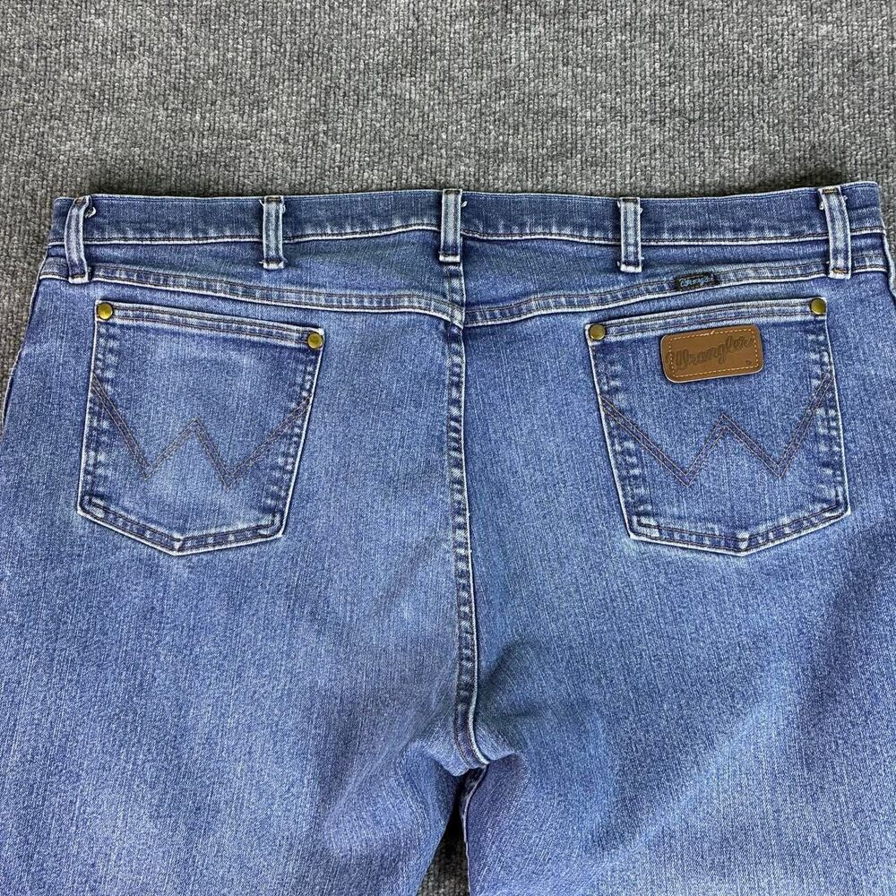 Wrangler Cowboy Cut Jeans Mens 44x30 Blue Stretch Denim 47MWMR Western